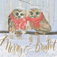 Christmas Critters Bright V Fine Art Print