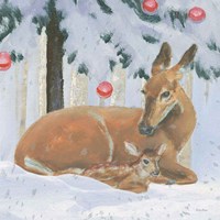 Christmas Critters Bright VIII Fine Art Print
