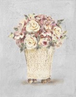 Parlor Roses I Sage Framed Print