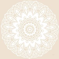 Contemporary Lace Neutral II Fine Art Print