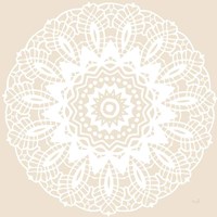 Contemporary Lace Neutral II Fine Art Print