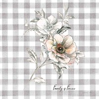 Sketchbook Garden VII Checker Family Fine Art Print