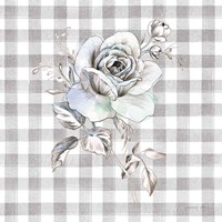 Sketchbook Garden IX Checker Framed Print