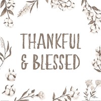 Blessed VI v2 Neutral Fine Art Print