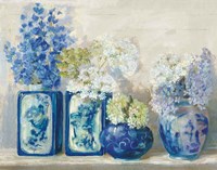 Ladys Mantle on Shiplap Fine Art Print