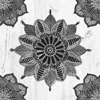 Mandala Morning VI BW Fine Art Print