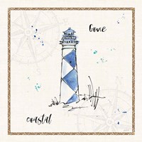 Coastal Buoys IV Coastal Framed Print