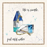 Coastal Buoys VI Life Framed Print