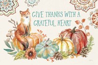 Autumn Friends II Framed Print