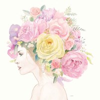 Flowers in her Hair Fine Art Print