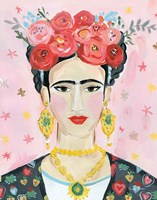 Homage to Frida Framed Print