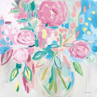 Summer Pink Floral Pastel Fine Art Print