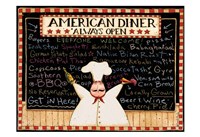 American Diner Fine Art Print
