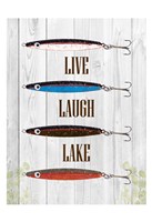 Live Laugh Lake Fine Art Print