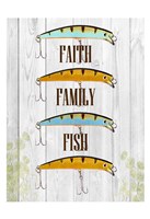 Faith Family Fish Fine Art Print