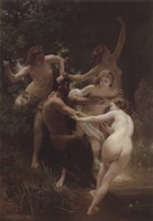 Nymphs and Satyr Fine Art Print