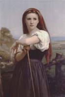 The Young Shepherdess Fine Art Print