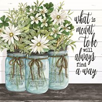 Blue Jars - What is Meant to Be Fine Art Print