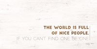 Nice People Fine Art Print