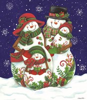 Snow Family I Fine Art Print