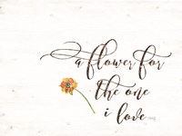 A Flower Fine Art Print