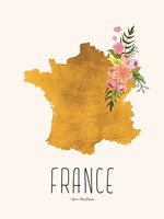Gold France Fine Art Print