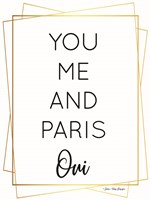 You Me and Paris Fine Art Print