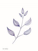 Blue Plant II Framed Print