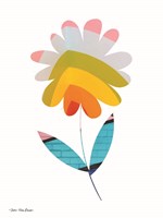 Street Art Flower II Framed Print