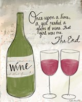 Once Upon a Wine Fine Art Print
