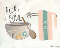 Lick the Bowl Fine Art Print