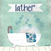 Lather Framed Print