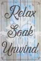 Relax, Soak, Unwind Fine Art Print