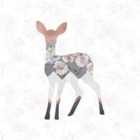 Square Deer Fine Art Print
