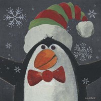 Christmas Penguin Fine Art Print