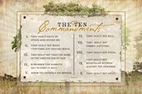 10 Commandments Fine Art Print