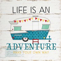 Life is an Adventure Framed Print