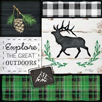 Explore the Great Outdoors Framed Print