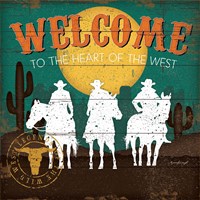 Welcome to the Heart of the West Fine Art Print