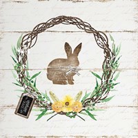 Spring Wreath II Framed Print