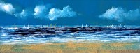 Sea and Boats II Fine Art Print