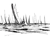 Boat Sketch II Fine Art Print