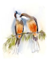 Birds on a Branch Fine Art Print