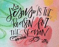 Jesus Is Watercolor Fine Art Print