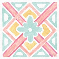 Watercolorful IX Turquoise Fine Art Print