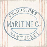 Floursack Nautical X Framed Print