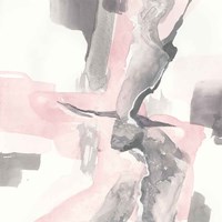 Blushing Grey I Framed Print