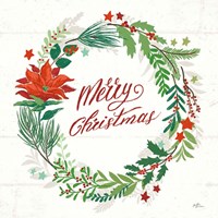 Holiday Joy I Merry Christmas Fine Art Print