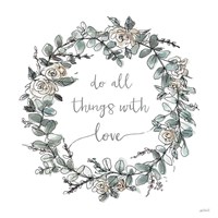 Modern Farmhouse VI on White Framed Print