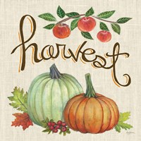 Autumn Harvest IV Linen Fine Art Print